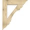 Ekena Millwork Olympic Traditional Rough Sawn Bracket w/ Offset Brace, Douglas Fir, 8"W x 32"D x 38"H BKT0806X32X38OLY01RDF - alternate 2